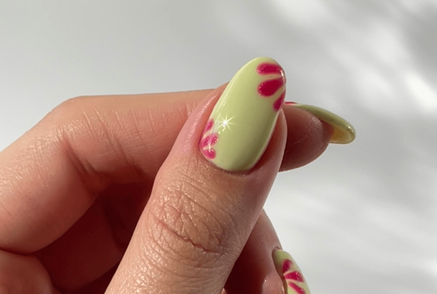 Greek Tile Nail Art