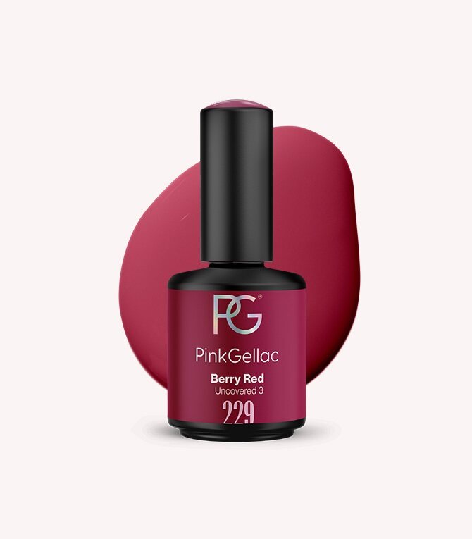 229 Berry Red - Rode Gellak - Pink Gellac