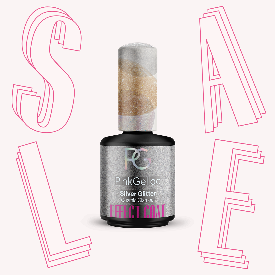 Effect Coat Silver Glitter