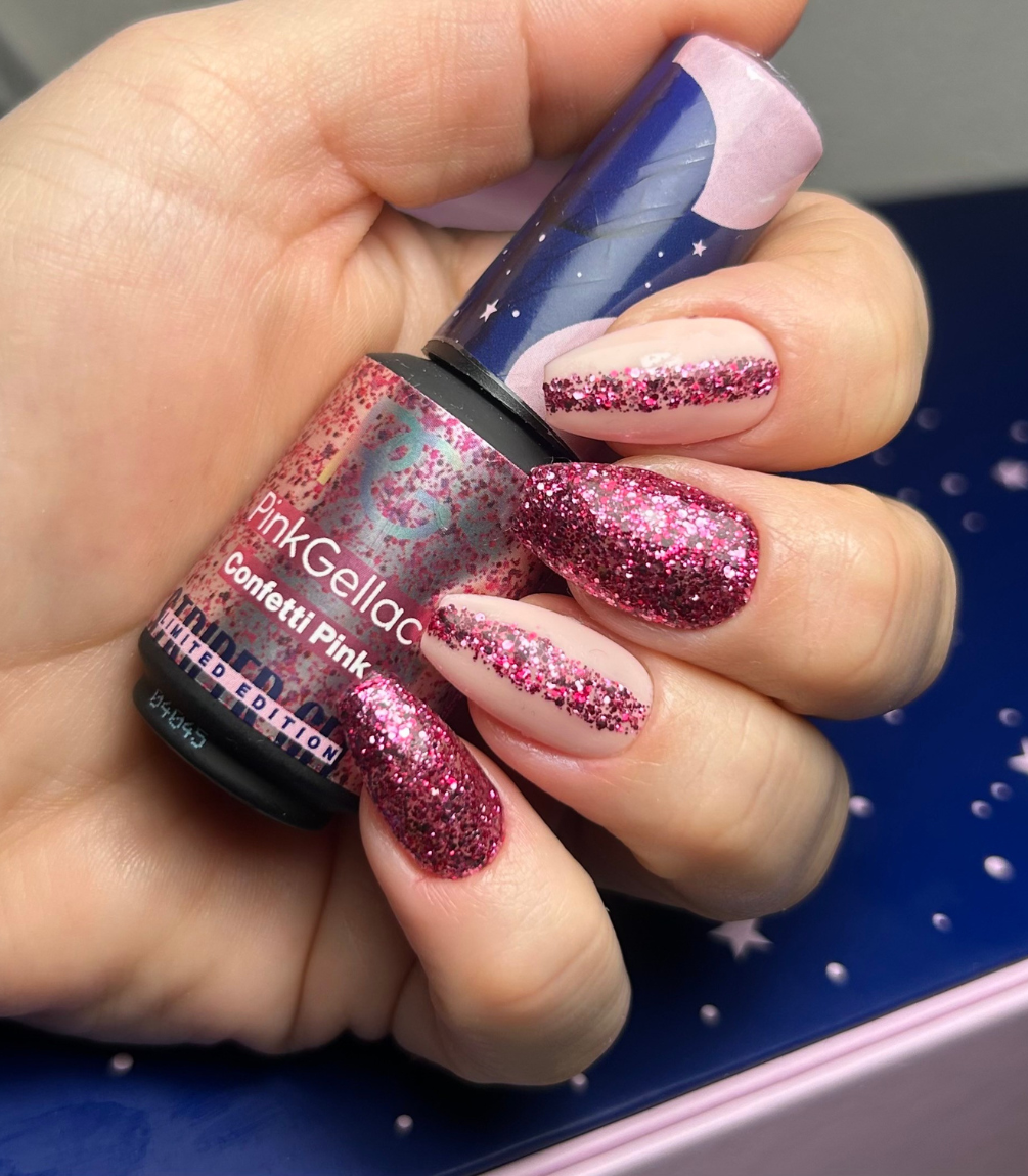Striper Gel Confetti Pink