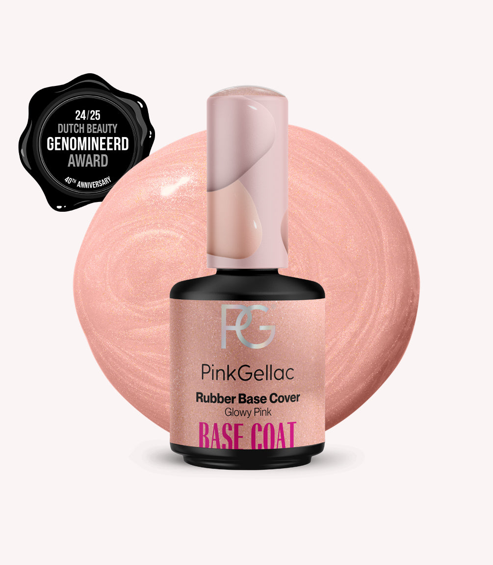 Rubber Base Cover Glowy Pink