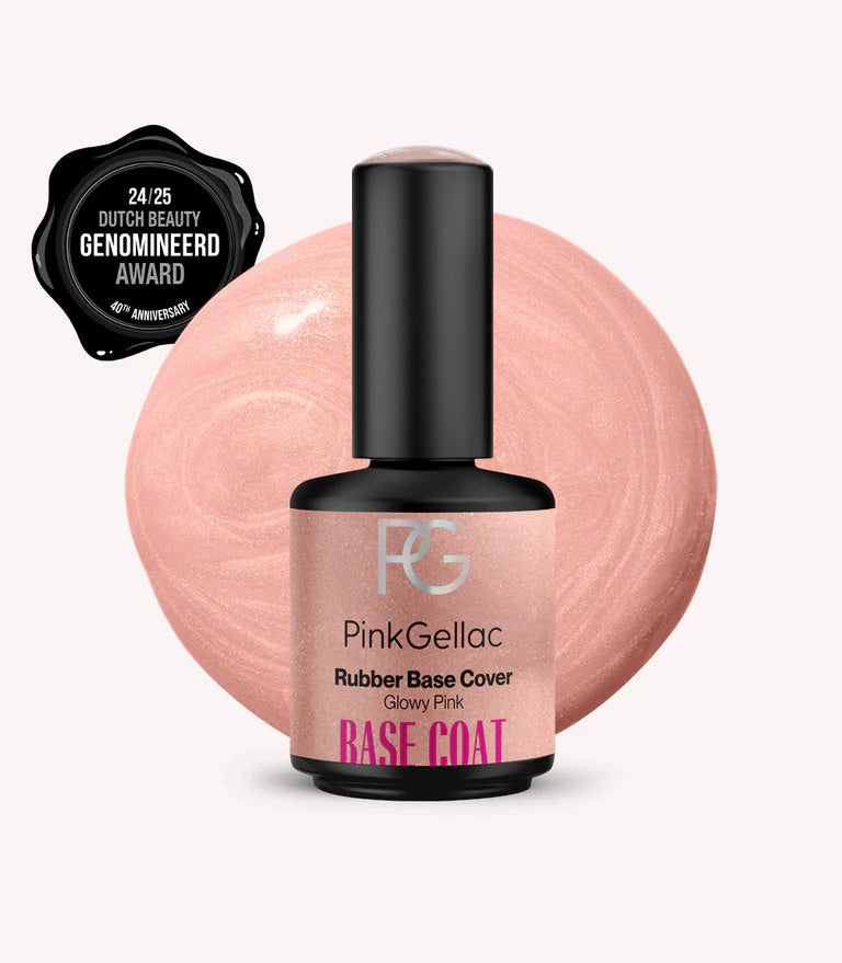 Rubber Base Cover Glowy Pink