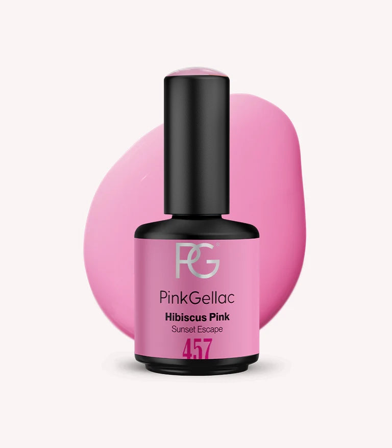 457 Hibiscus Pink | Pink Gel Polish | Pink Gellac