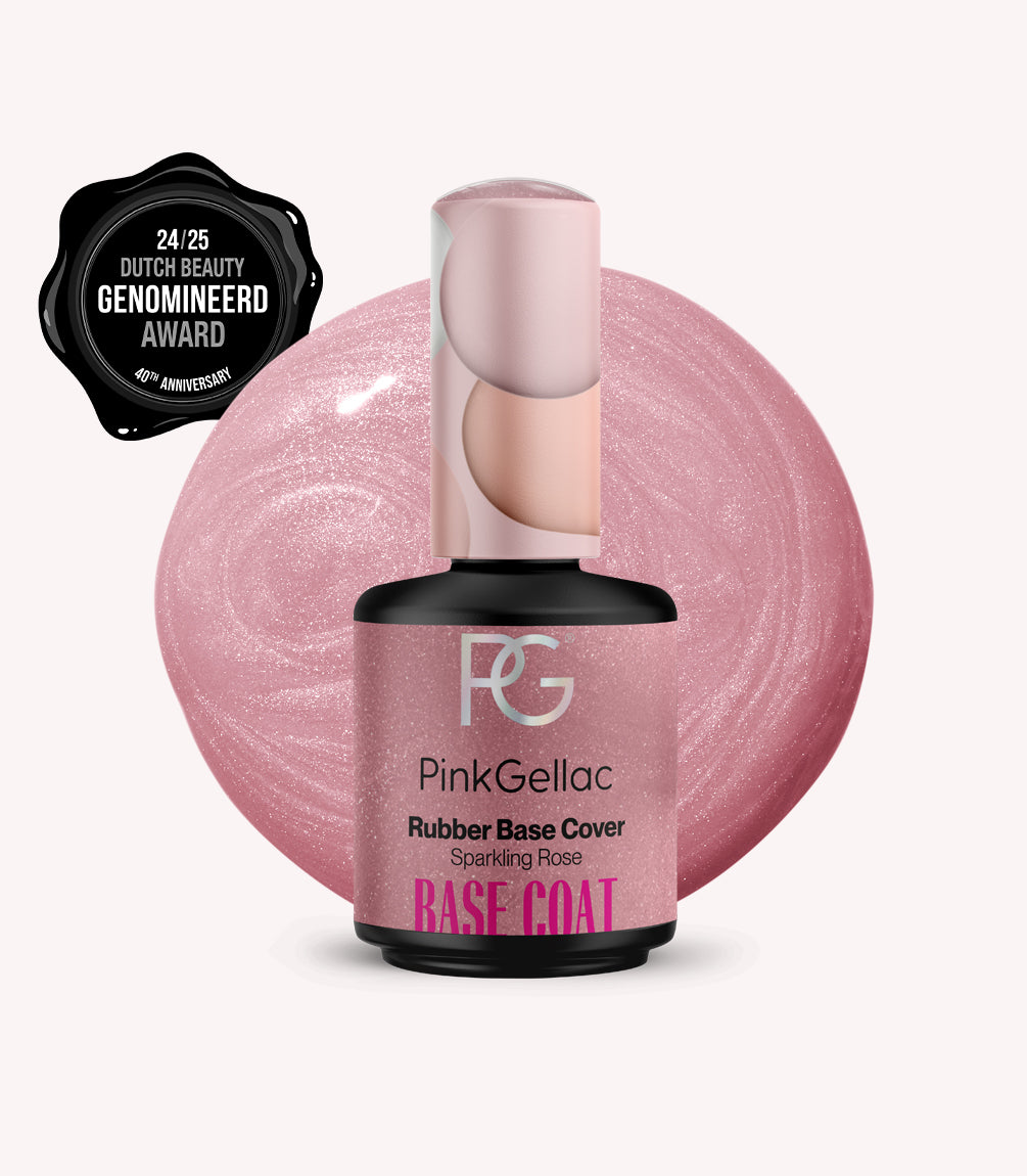 Rubber Base Cover Sparkling Rose