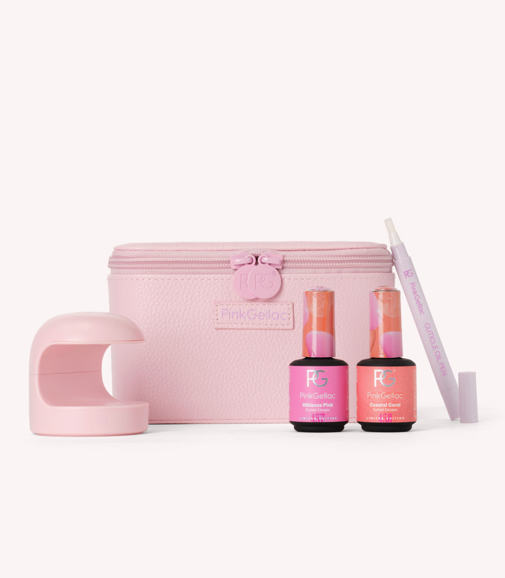 Chantal Thomass 2点セット【新品、未使用】ピンク Travel Set 2025 | Sunset Escape | Pink Gellac
