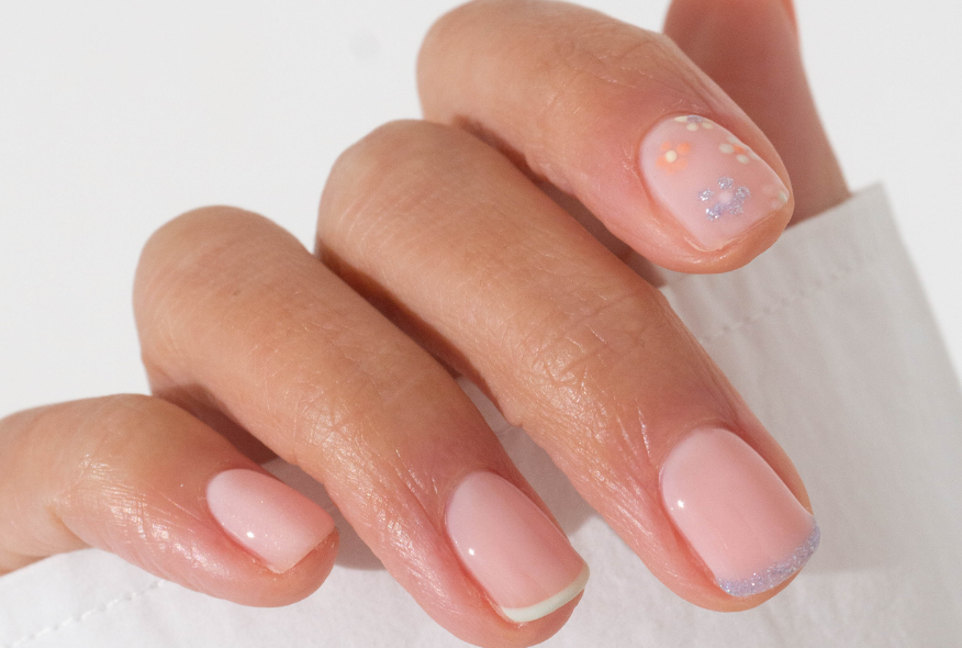 Pastel French Manicure for Spring