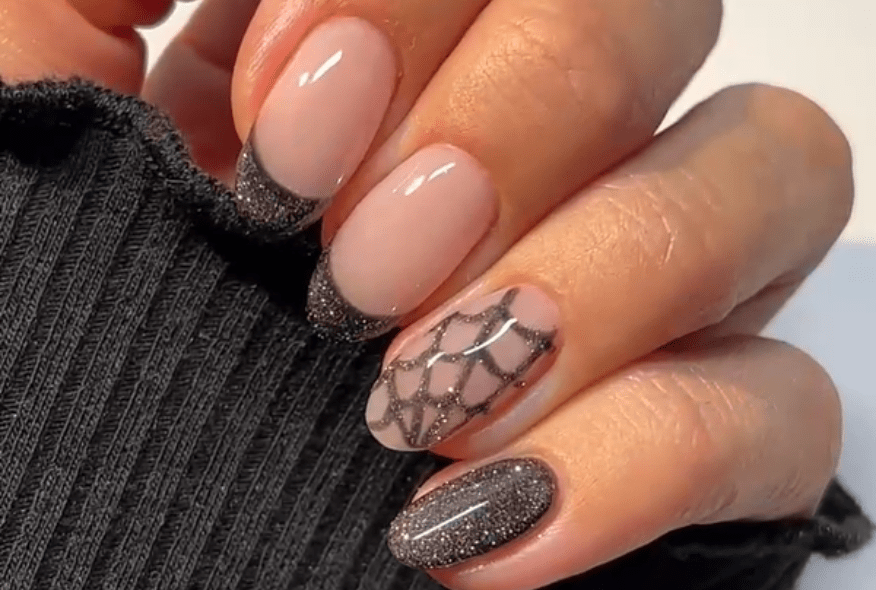 Spider Web Nails