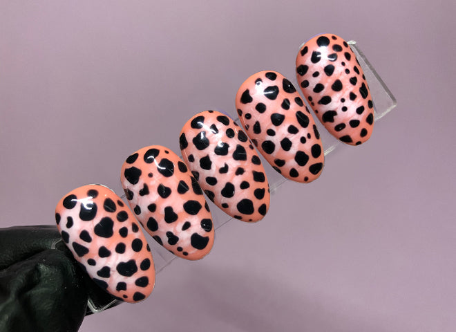Summer Leopard Nail Art