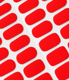 Close-up of the Pink Gellac 057 Bisou Red gel nail sticker sheet.