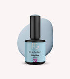 Pink Gellac 266 Baby Blue gel nail polish bottle.