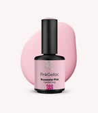 Pink Gellac 388 Rosewater Pink gel nail polish bottle.
