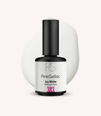 Pink Gellac 383 Icy White gel nail polish bottle.