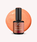 Pink Gellac 159 Glamorous Peach gel nail polish bottle.