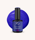 Pink Gellac 221 Delighted Blue gel nail polish bottle.