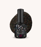 Pink Gellac 177 Glitterize Black gel nail polish bottle.