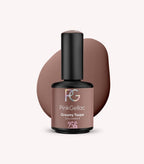 Pink Gellac 256 Creamy Taupe gel nail polish bottle.