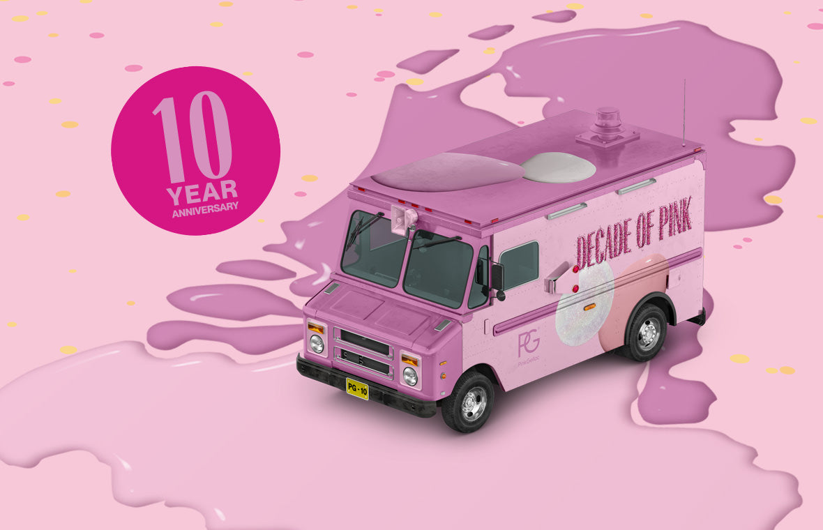 Decade of Pink On Tour – Pink Gellac anniversary tour truck event
