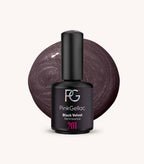 Pink Gellac 201 Black Velvet gel nail polish bottle.