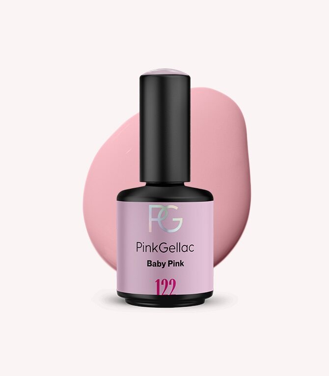 122 Baby Pink - Pink Gel Polish - Pink Gellac