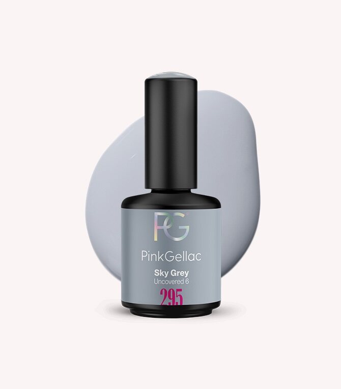 295 Sky Grey - Grey Blue Gel Polish - Pink Gellac