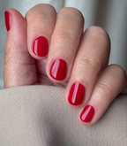 Close-up of Pink Gellac Jelly Coat Ruby Gloss gel polish texture.