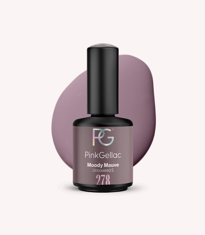 278 Moody Mauve - Mauve Purple Gel Polish - Pink Gellac