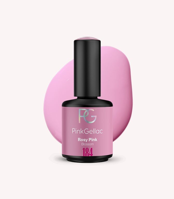 184 Rosy Pink - Pink Gel Polish - Pink Gellac