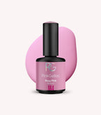 Pink Gellac 184 Rosy Pink gel nail polish bottle.