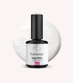 Pink Gellac 209 Sugar White gel nail polish bottle.