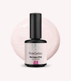 Pink Gellac 418 Meringue Pink gel nail polish bottle.