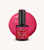 Pink Gellac 222 Amazing Pink gel nail polish bottle.