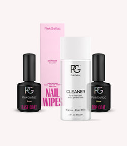 Pink Gellac Re-fill Set contents.