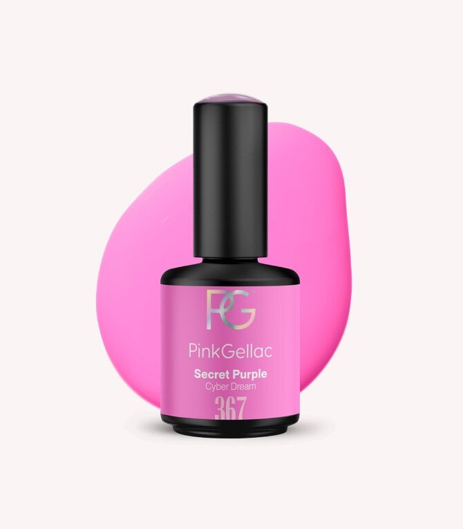 359 Twinkling Lilac - Lilac Glitter Gel Polish - Pink Gellac