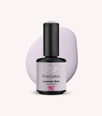Pink Gellac 297 Lavender Grey gel nail polish bottle.