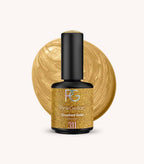 Pink Gellac 311 Crushed Gold gel nail polish bottle.