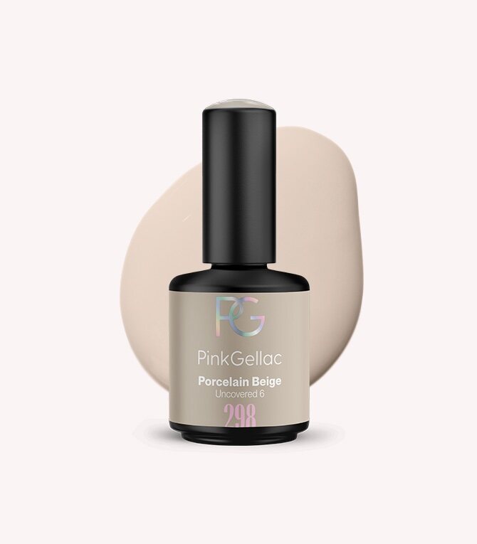 298 Porcelain Beige - Beige Gel Polish - Pink Gellac