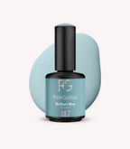 Pink Gellac 187 Brilliant Blue gel nail polish bottle.