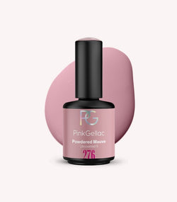 Pink Gellac 276 Powdered Mauve gel nail polish bottle.