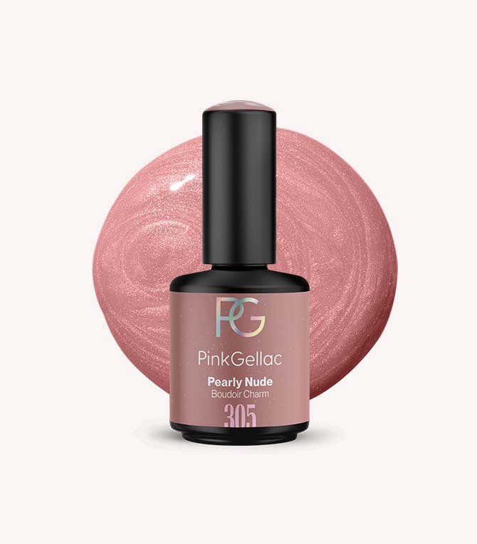 305 Pearly Nude - Nude Gel Polish - Pink Gellac