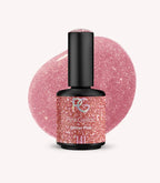 Pink Gellac 141 Glitter Pink gel nail polish bottle.
