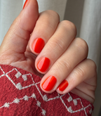 Close-up of Pink Gellac Jelly Coat Solar Glaze gel polish texture.