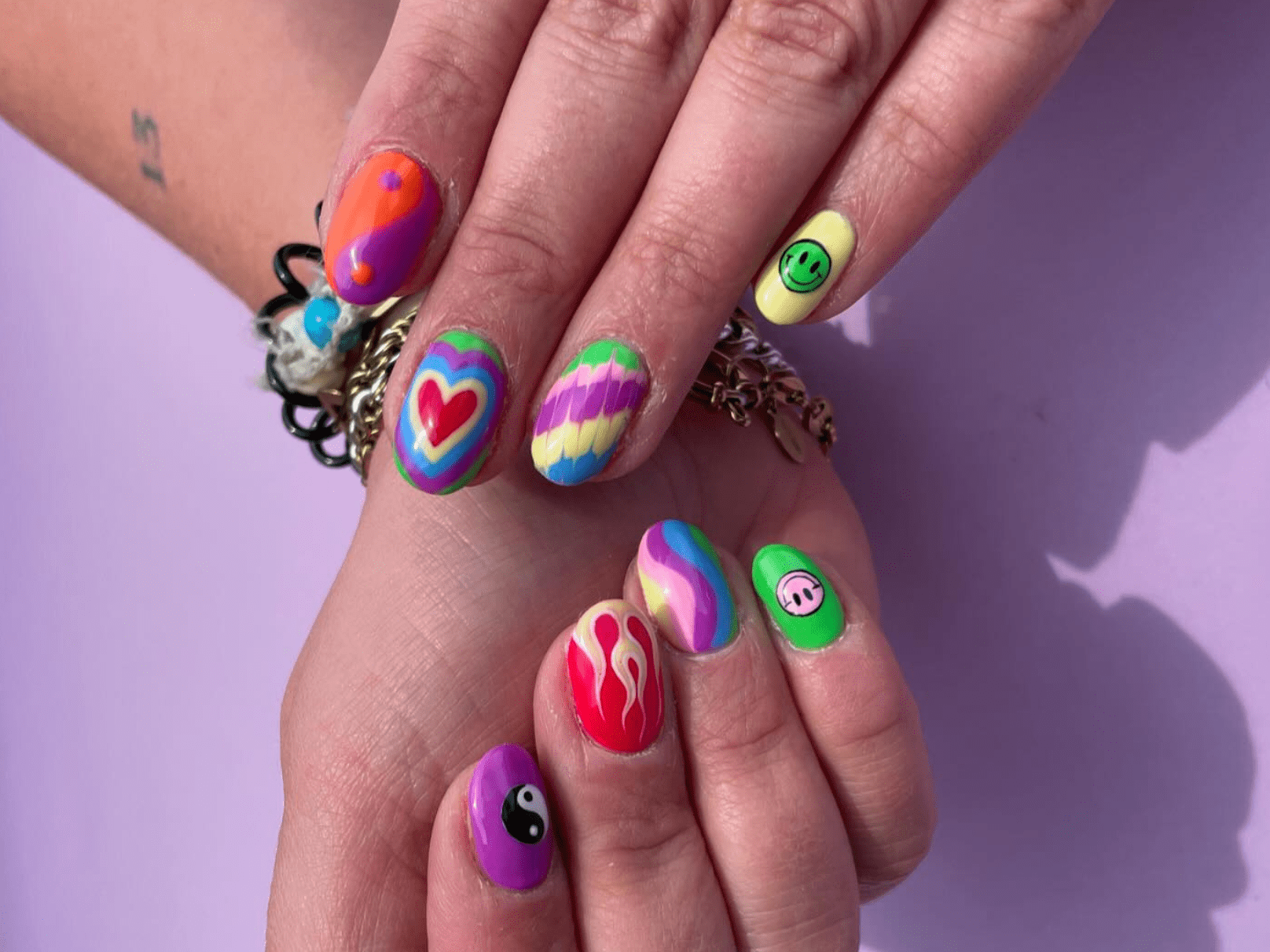 Bright Nail Art