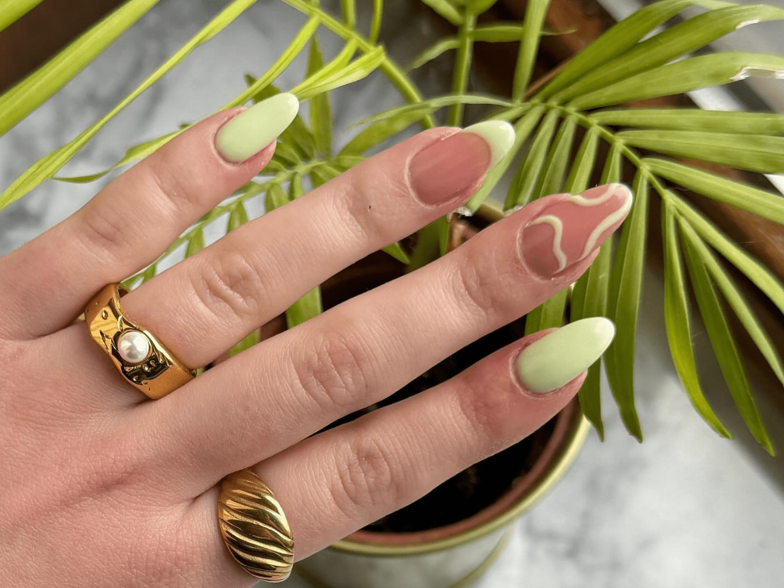 Matcha Nails