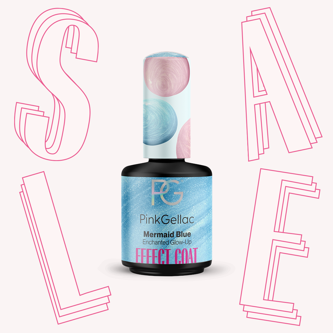 Effect coat Mermaid Blue