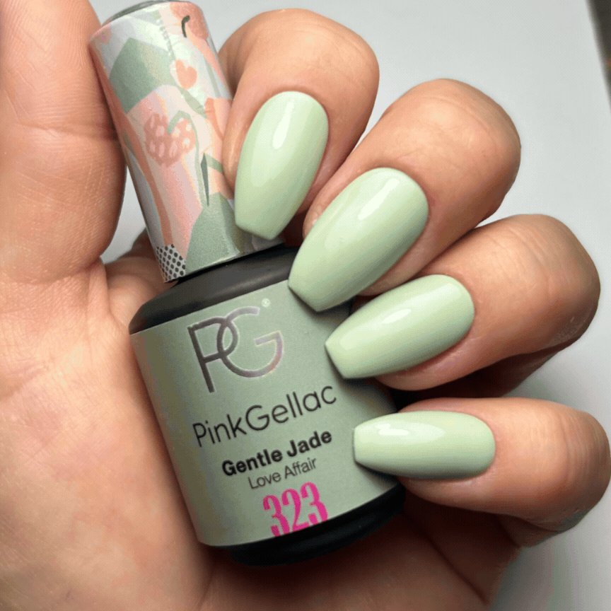 323 Gentle Jade + Glowing Gold
