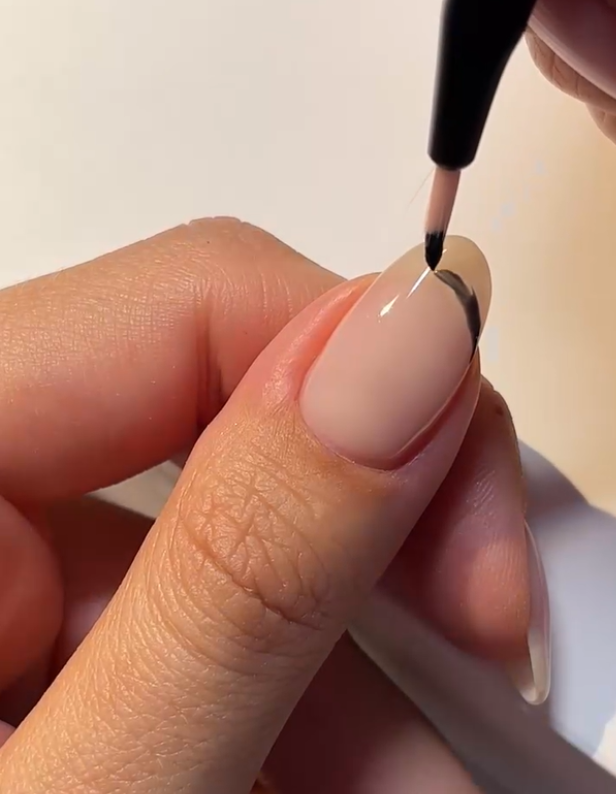 Step 2 - Apply smile line