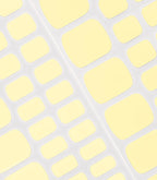 Close-up of the Pink Gellac 445 Butter Yellow gel nail sticker sheet.