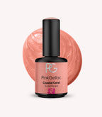 Pink Gellac 458 Coastal Coral gel nail polish bottle.