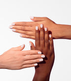 Manicured nails painted with Pink Gellac 482 Pink Cloud gel polish.