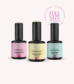 Pink Gellac Pastelverse Bestseller Set contents.
